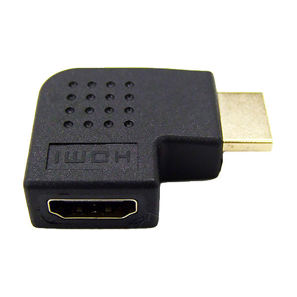 HDMIアダプタ 4K対応 HDMI L型 アダプタ 右向き　342809