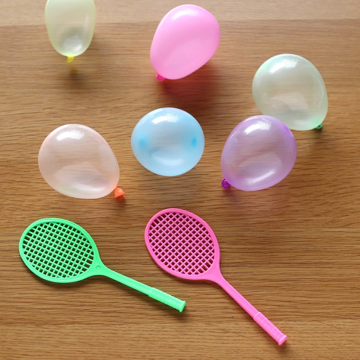 バルーン ふうせん テニス風船 /ラケット2コ・風船6コセット  343049