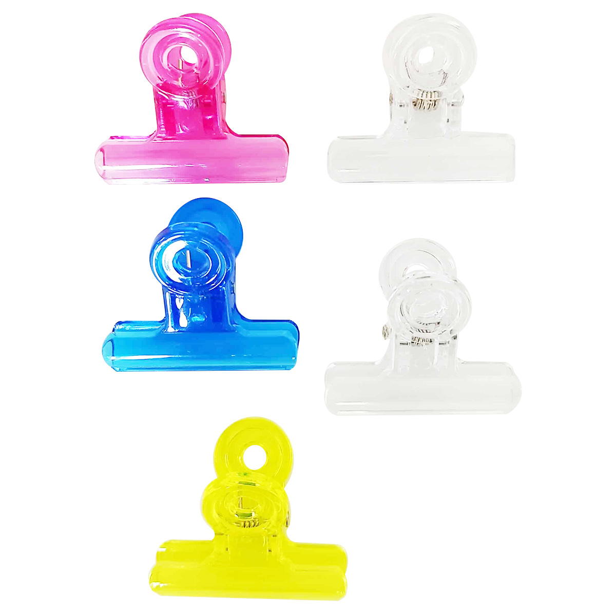 プラ目玉クリップ 小 5P 343383