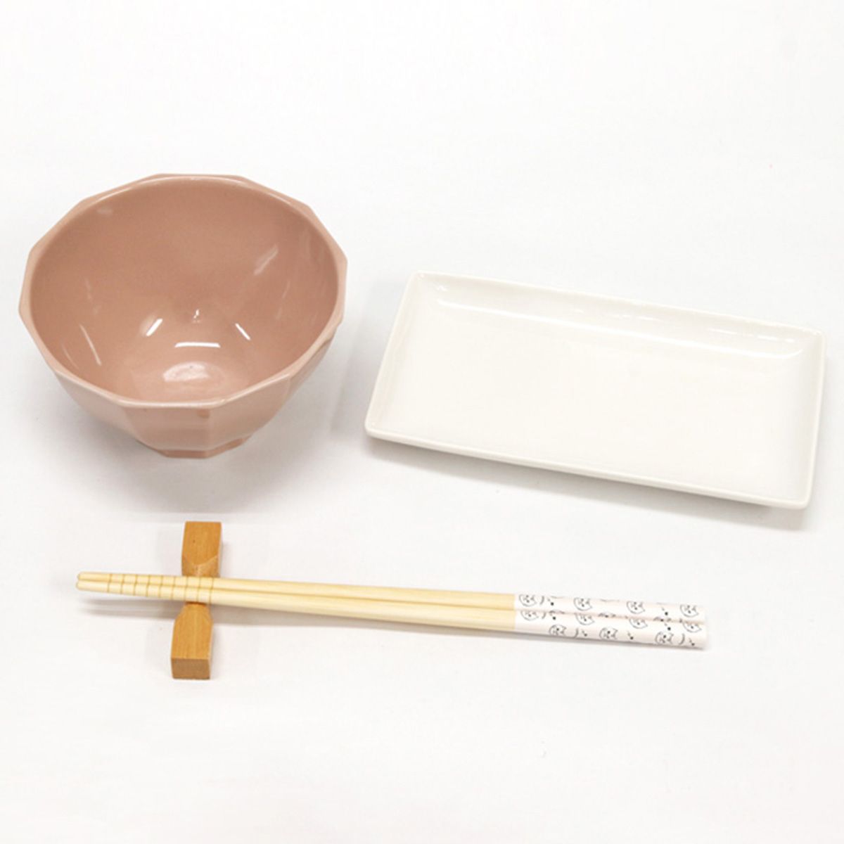 お箸 天然竹製  ミネット箸 ホワイト 22.5cm 345947