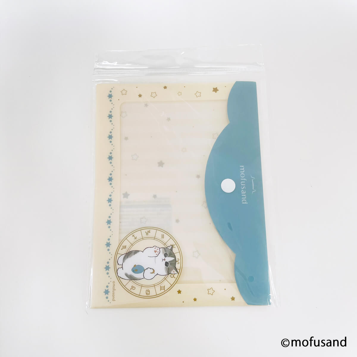 mofusand ボタン付きA6クリアファイル（横型） 【お一人様12点まで】 346106