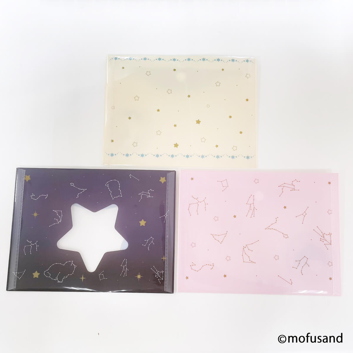 mofusand ボタン付きA6クリアファイル（横型） 【お一人様12点まで】 346106