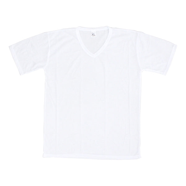 Tシャツ メンズ 下着 インナー VネックインナーTシャツ ホワイト XL　346780