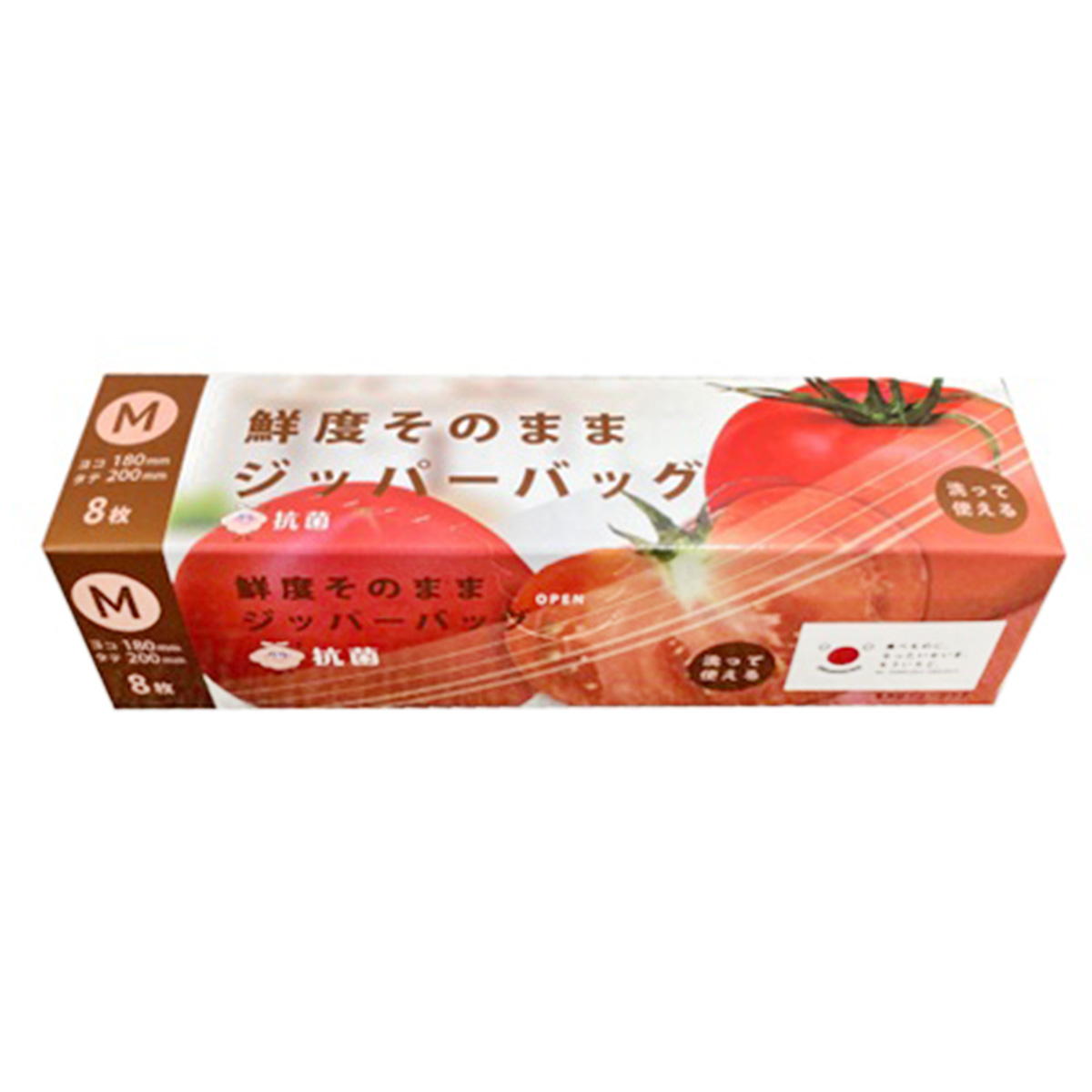 鮮度そのままジッパーバッグ M8枚 347067