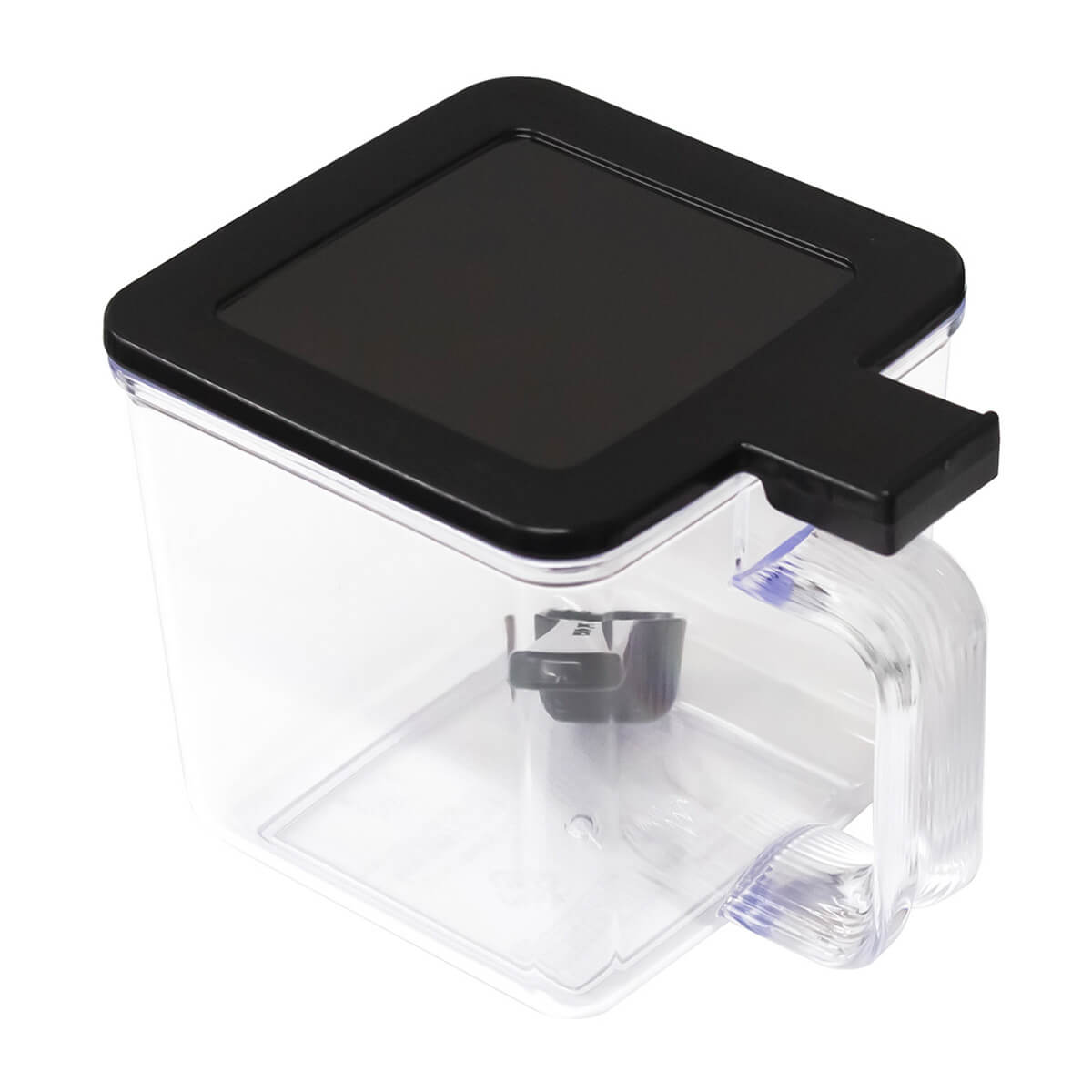 調味料入れ スマートポット360(スプーン付) ブラック　347806