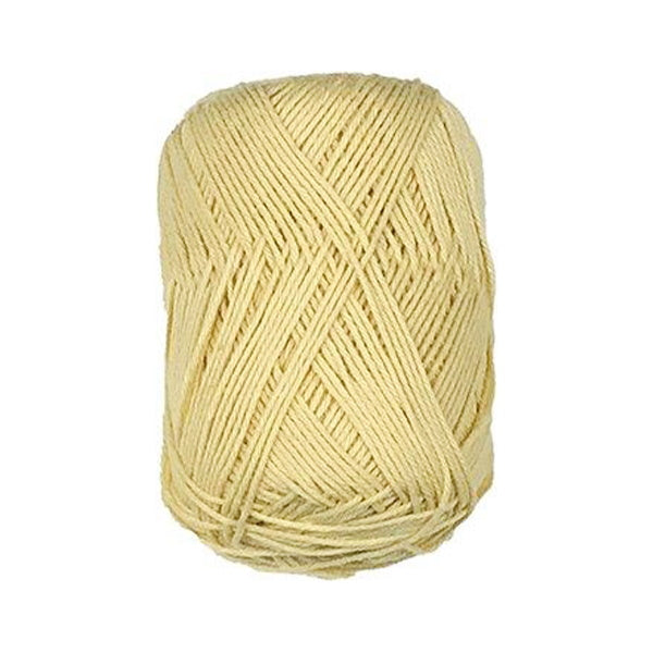毛糸 夏糸 サマーヤーン 綿100% コットン100 20g 4 イエロー　348211