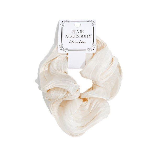 シュシュ ヘアアクセサリー 光沢サテンシュシュ 348654