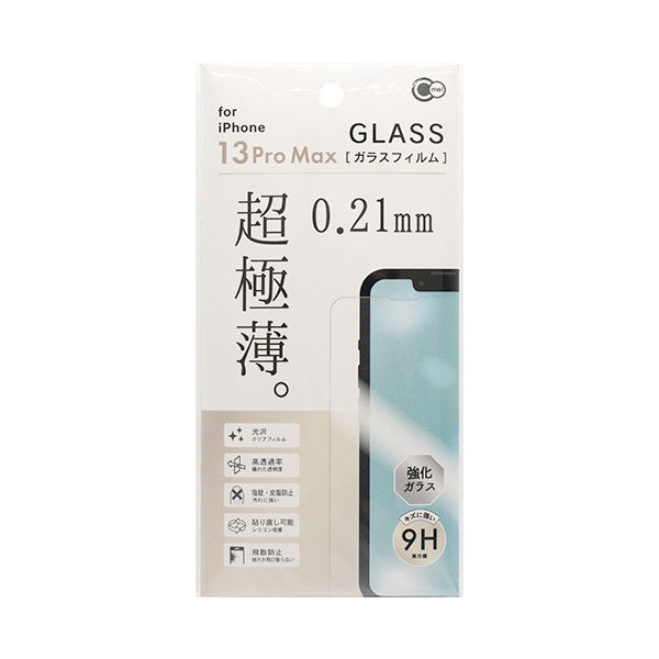 iP13 Pro Max用超極薄ガラスフィルム　349966