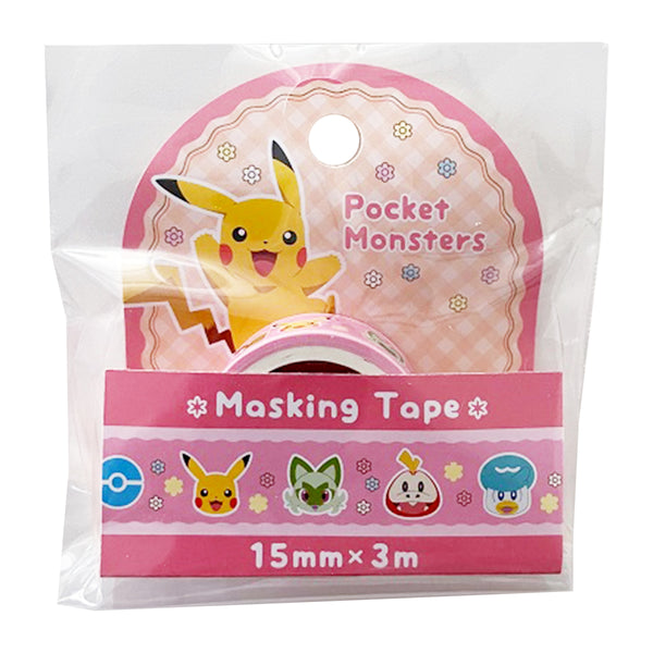 OUTLET】ショウワ マスキングテープ ポケットモンスターB柄 350293