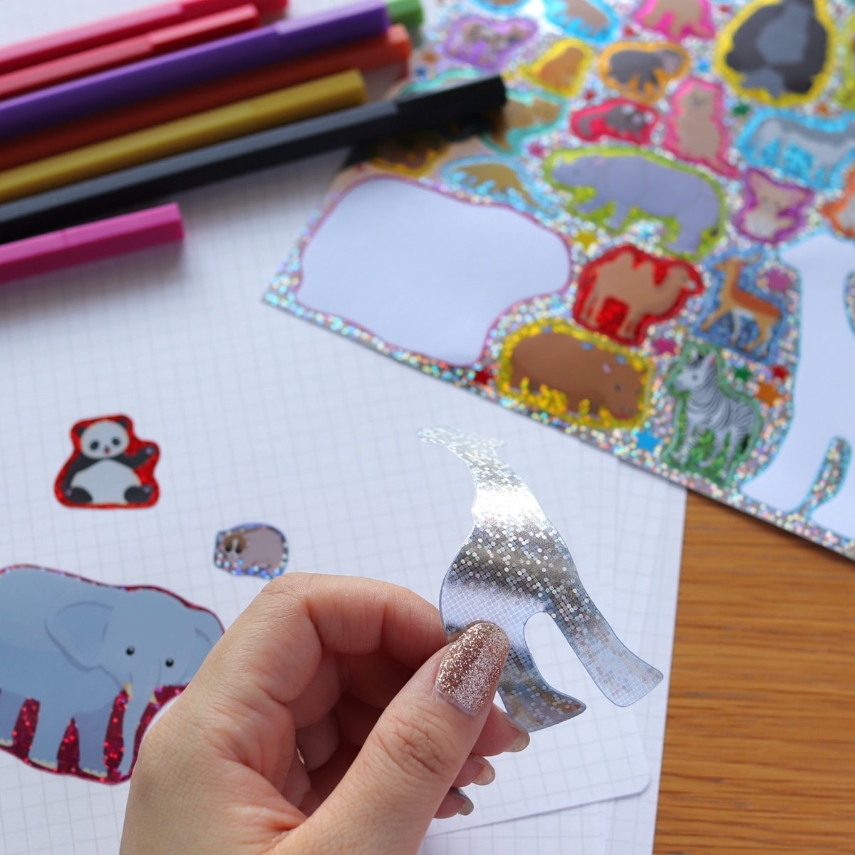 ボリューミーシール　どうぶつがいっぱい！ 350305