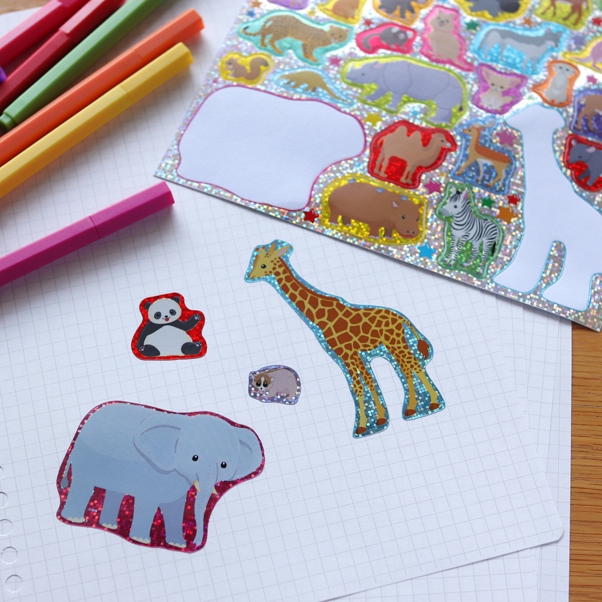 ボリューミーシール　どうぶつがいっぱい！ 350305