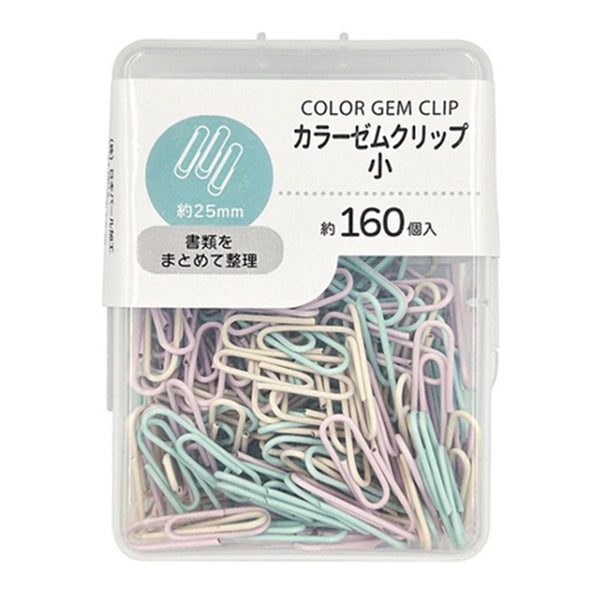 正規品　美品　正方形保存袋（6.7cmx6.7cm)10枚セット カラ-ゼムクリップ（小）25mm 約160P 350417
