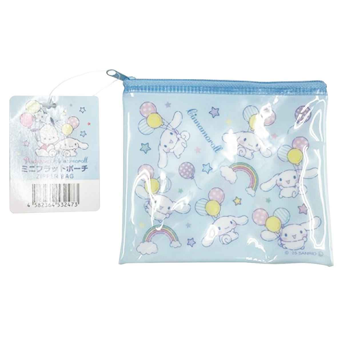 sanrio サンリオミックスMフラットポーチ ベーシック 350442