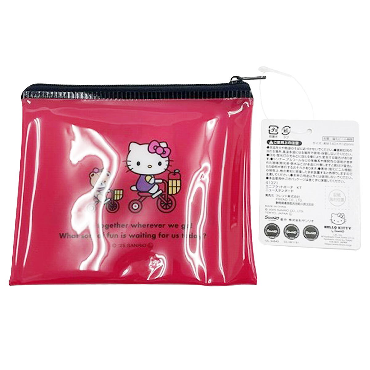 sanrio キティMフラットポーチ ニュースタンダード 350443