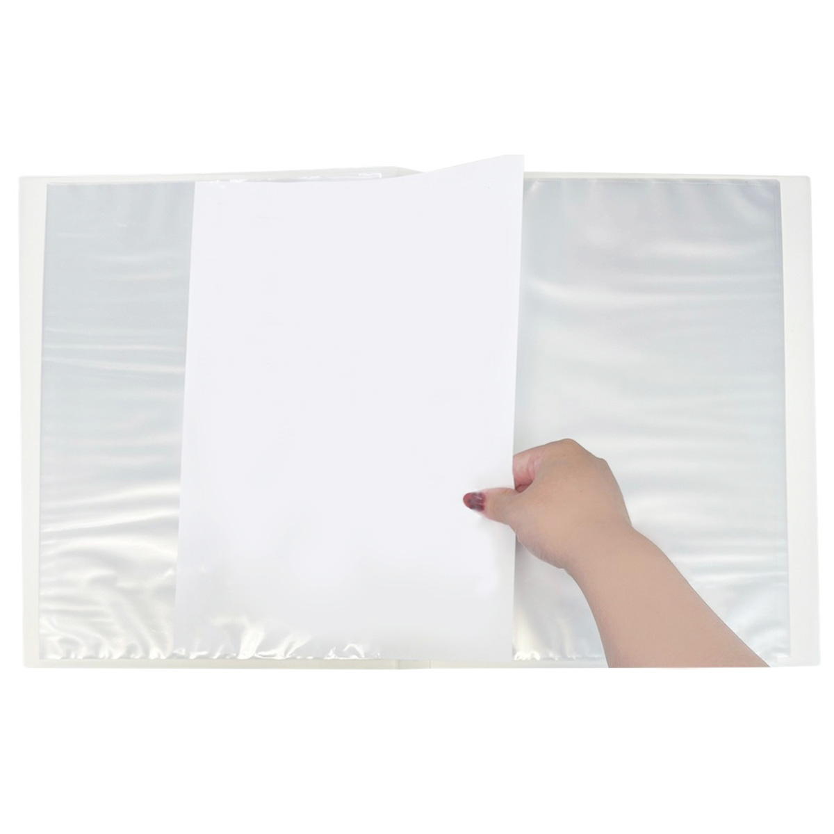 クリアーファイル A4 横入れ 40P 350506