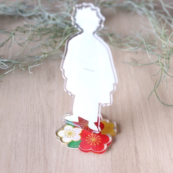 アクリルスタンドデコレーション台座 アクスタ台座 梅柄 推し活 オタ活  351408