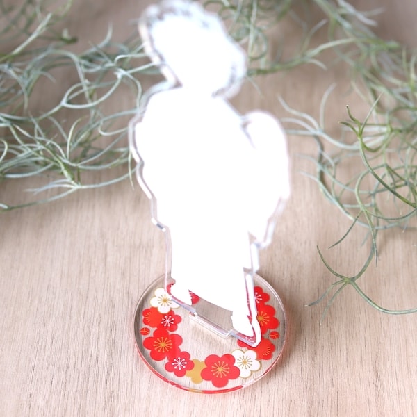 アクリルスタンドデコレーション台座 アクスタ台座 梅柄 推し活 オタ活  351408