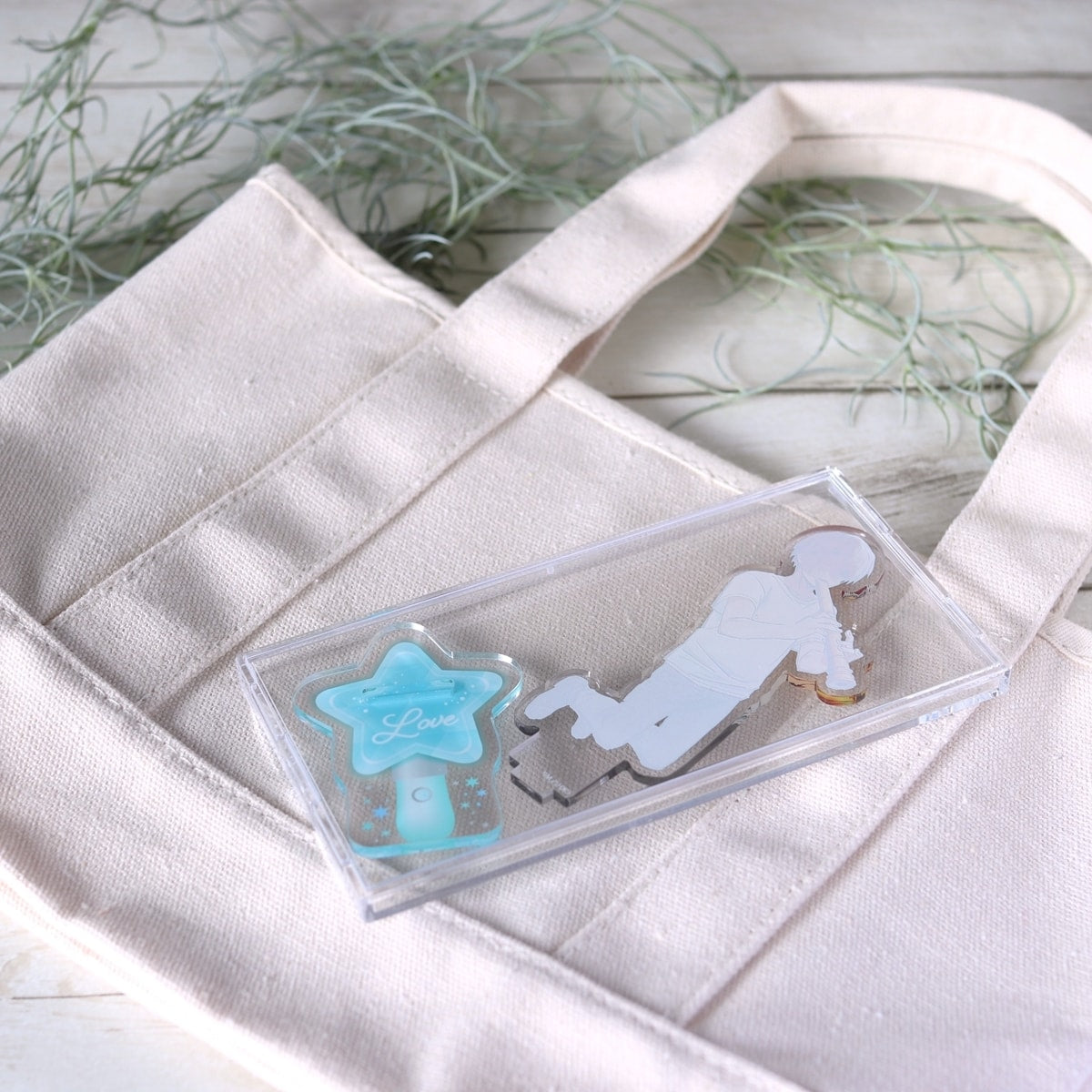 アクリルスタンドデコレーション台座 アクスタ台座 ライト柄 推し活 オタ活 351412