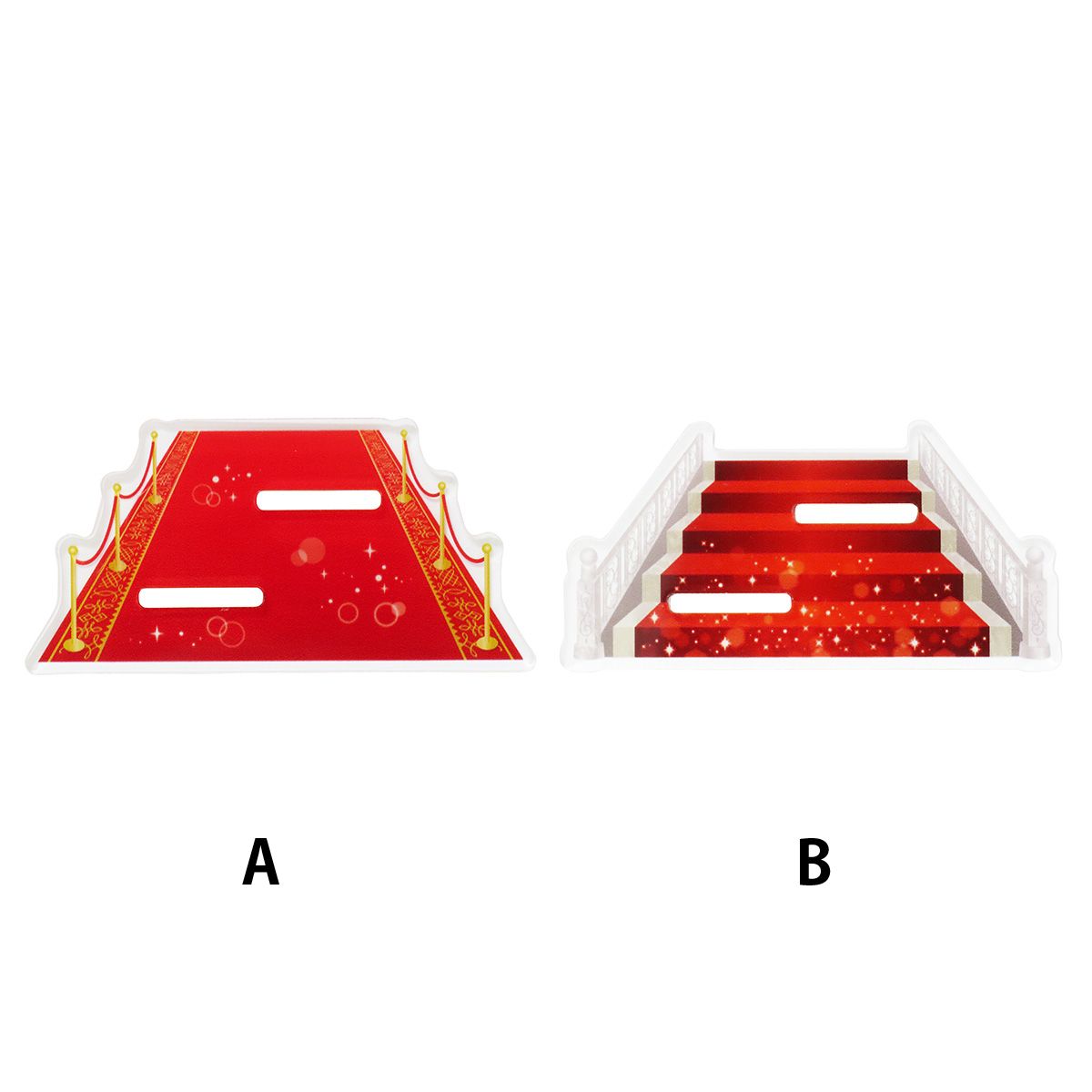 アクリルスタンドデコレーション台座 アクスタ台座 カーペット柄 推し