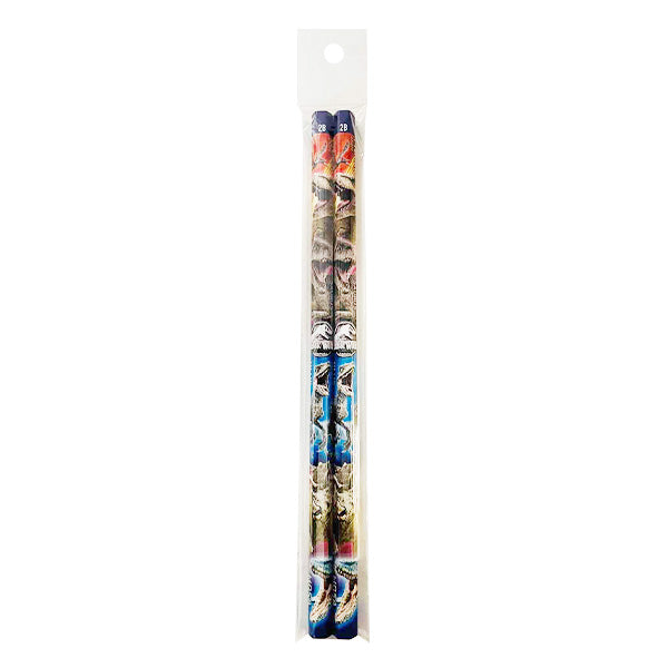 【在庫限り】かきかた鉛筆2B 2本組 ジュラシック・ワールド　352260