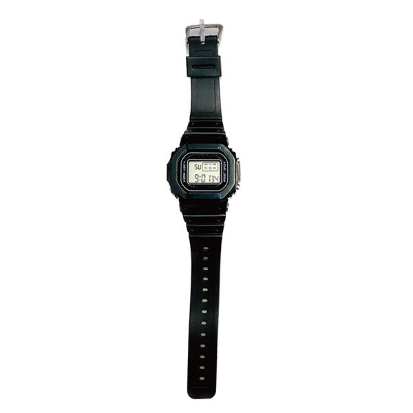 腕時計 生活防水 デジタル時計 アラーム カレンダー 多機能デジタルウォッチ ブラック　355302