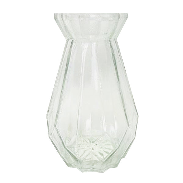 花瓶 花びん 花器 ダイヤグラスベース 約H15×W9.5×D9.5cm　355740
