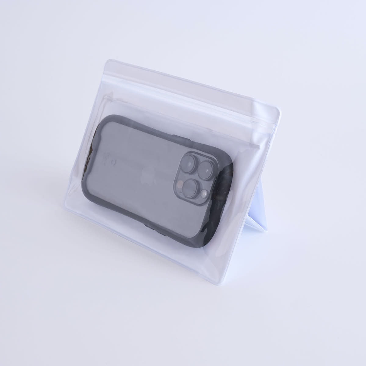 CONTAX TVS 美品 ボディカバー付 ソフトケース付 縦置き横置きスタンド付スマホ用防水ソフトケース 355929