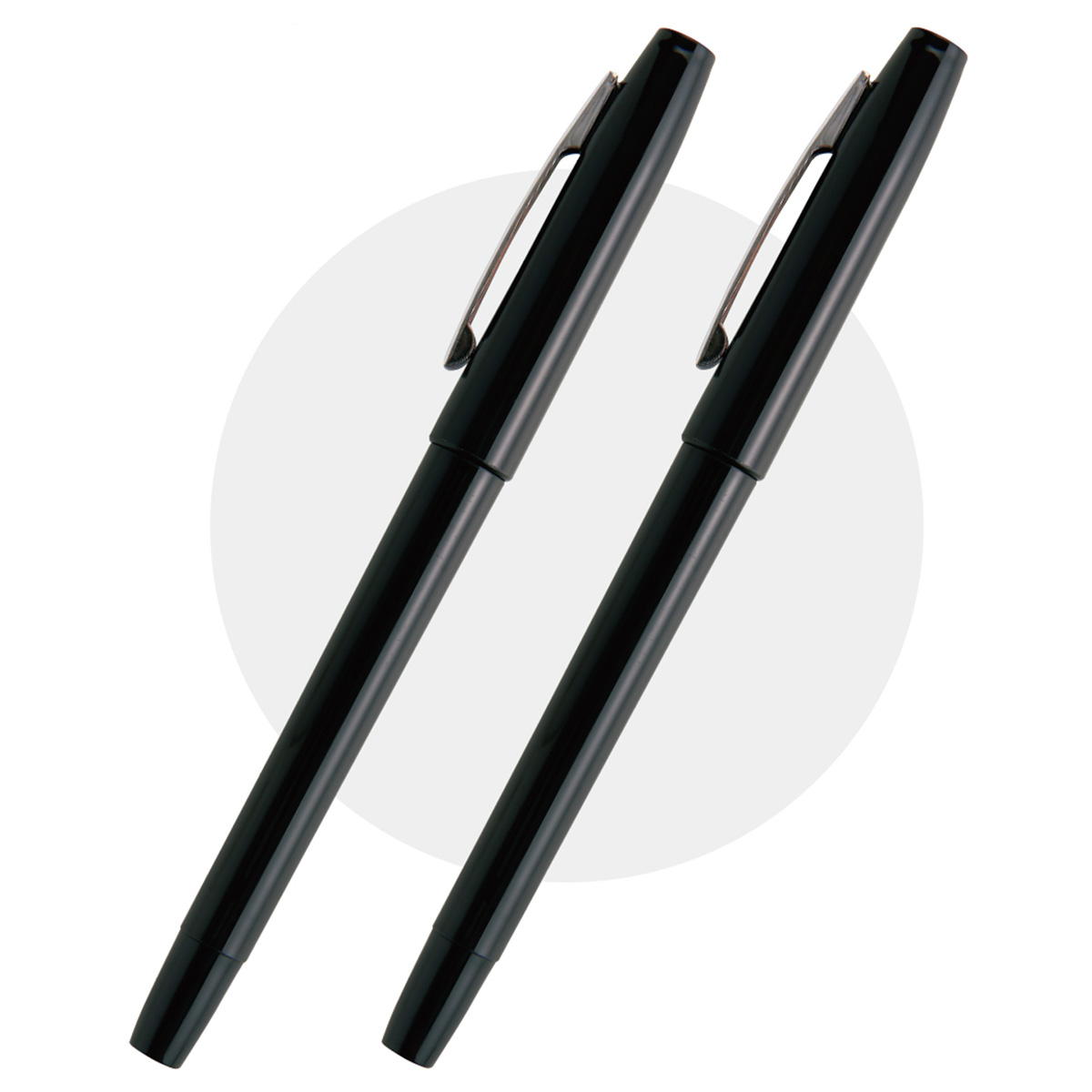 OUTLET】水性ペン2P 黒0.5mm 356114