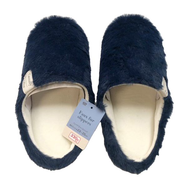 LOUIS VUITTON ファー スリッパ 青 OUTLET】ルームシューズ 秋冬用 フェイクファースリッパ