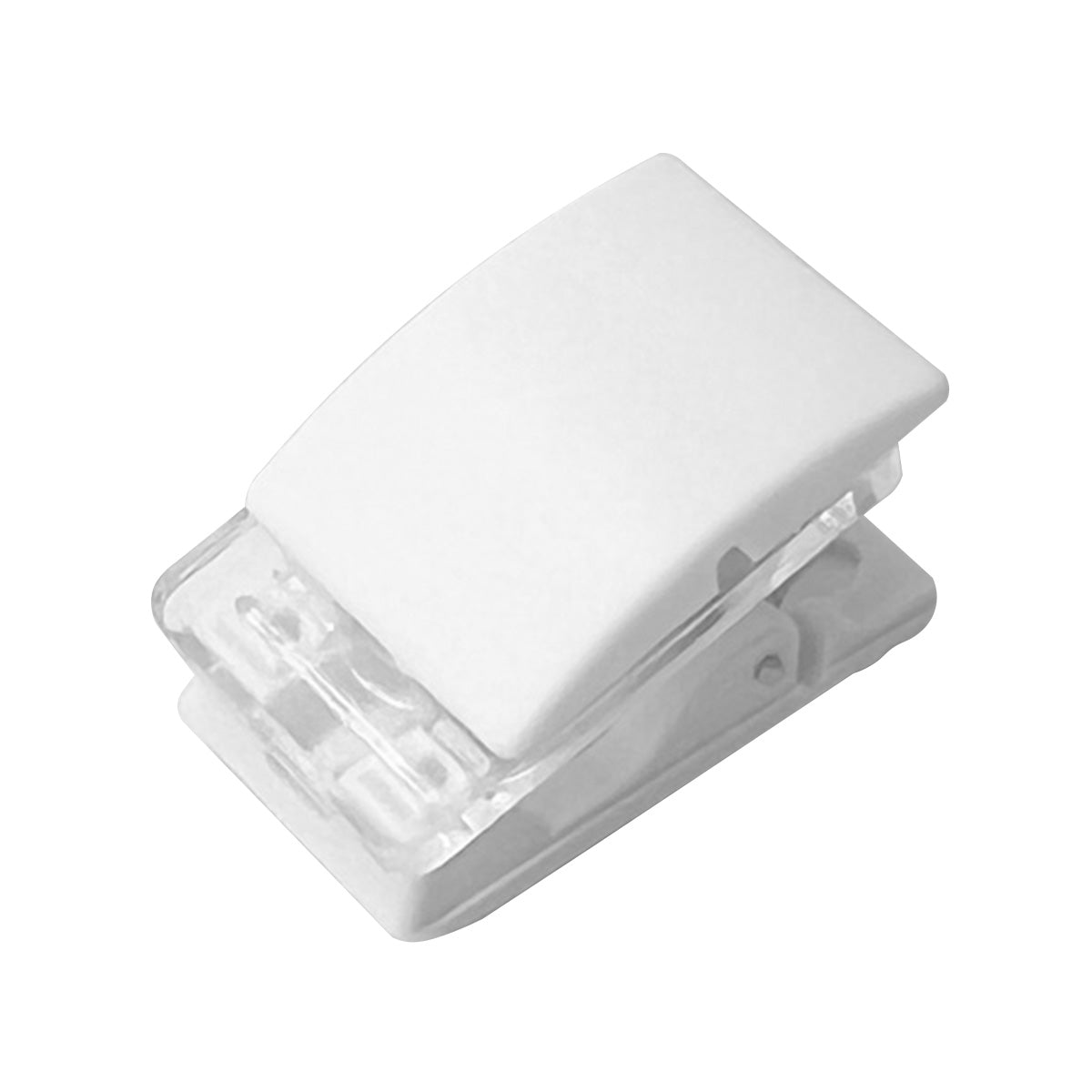 名札クリップ/白 357615