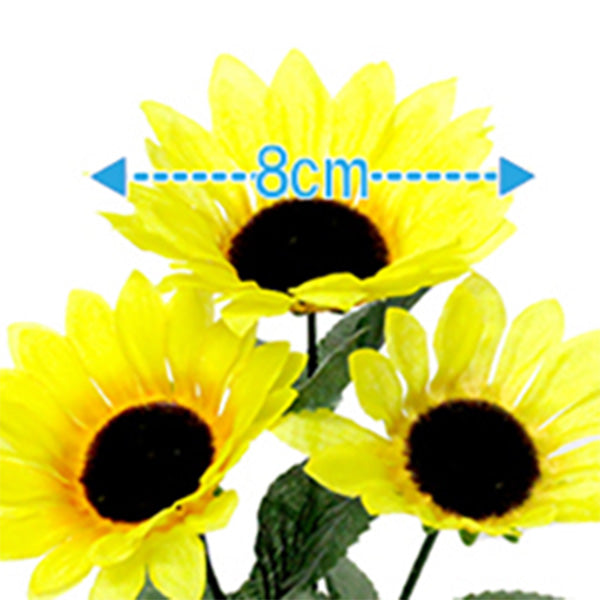 【在庫限り】ひまわりブッシュ 造花　357642
