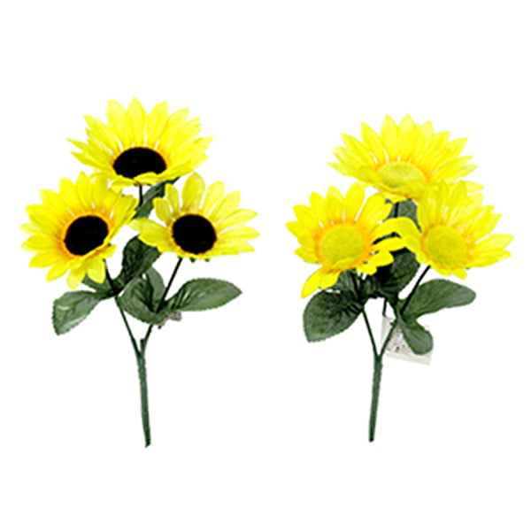 【在庫限り】ひまわりブッシュ 造花　357642