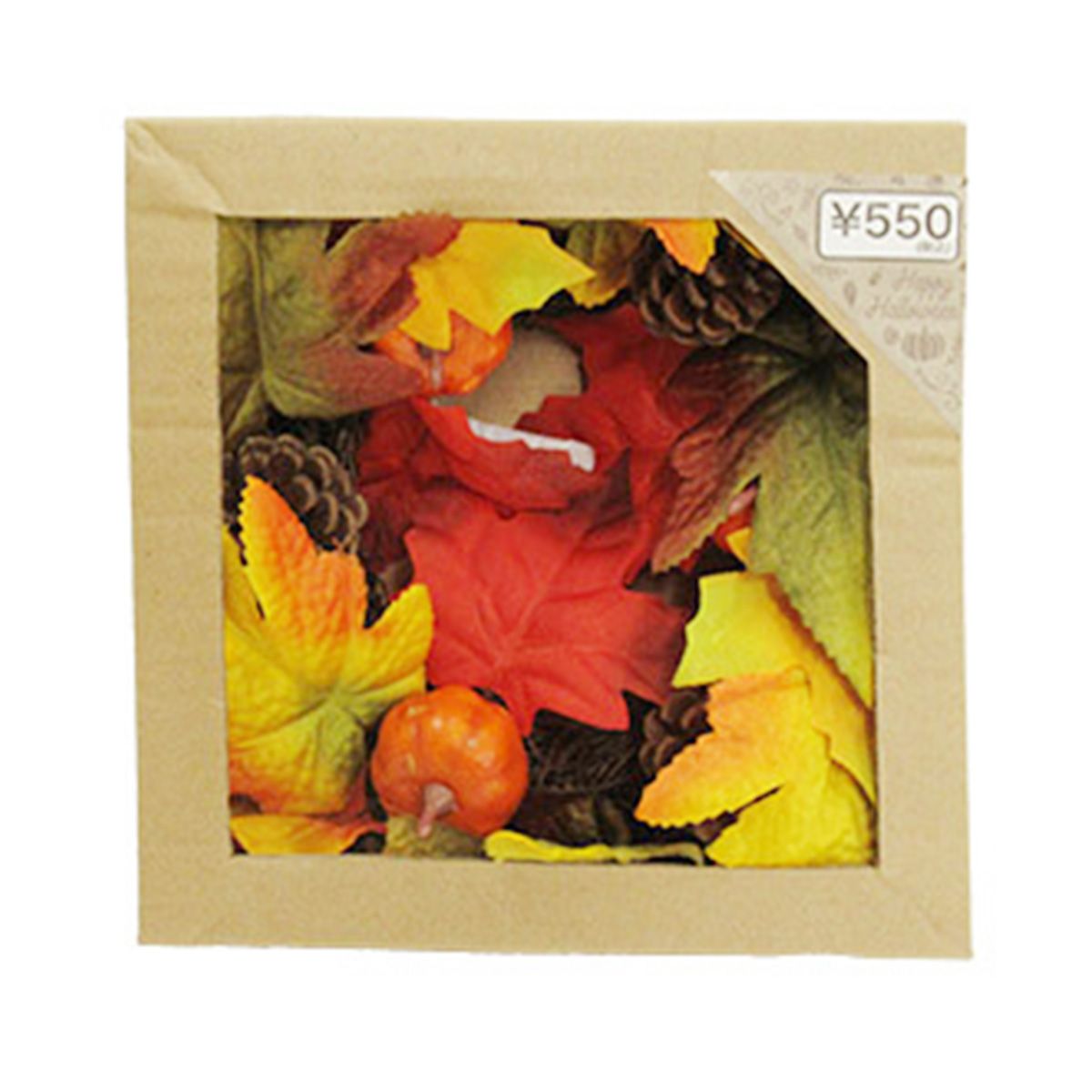 専用Halloween＊カボチャ&ピンクッション ブラウン フェイクリース