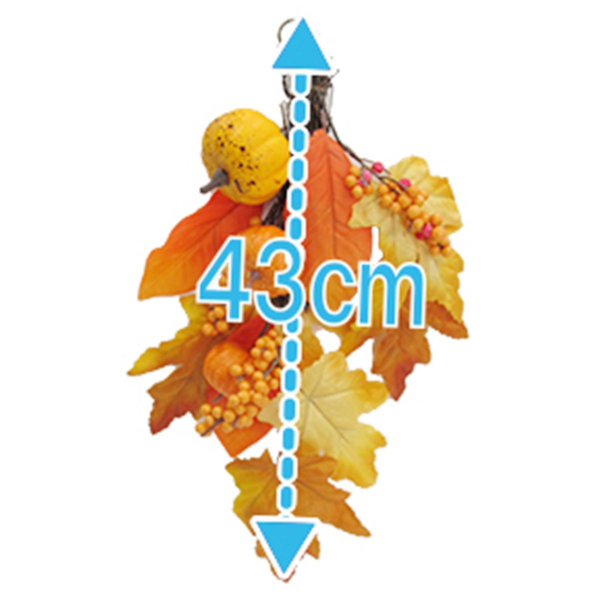 【在庫限り】スワッグ  ハロウィン ベリースワッグ 造花 フェイクフラワー 全長約43cm  357880