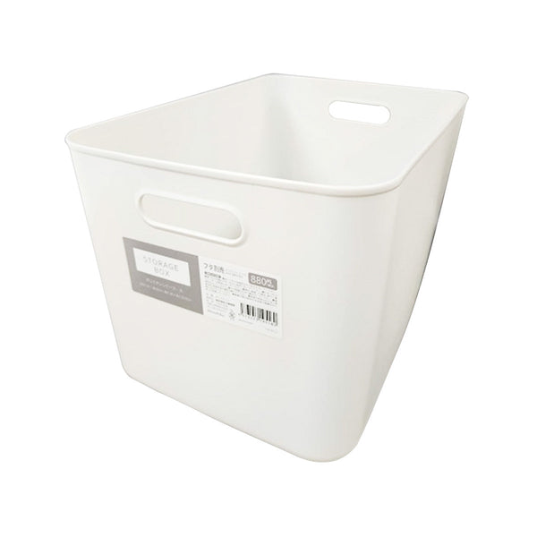 収納ボックス バスケット かご ポリエチレンケース 大 W25.5×D36×H23