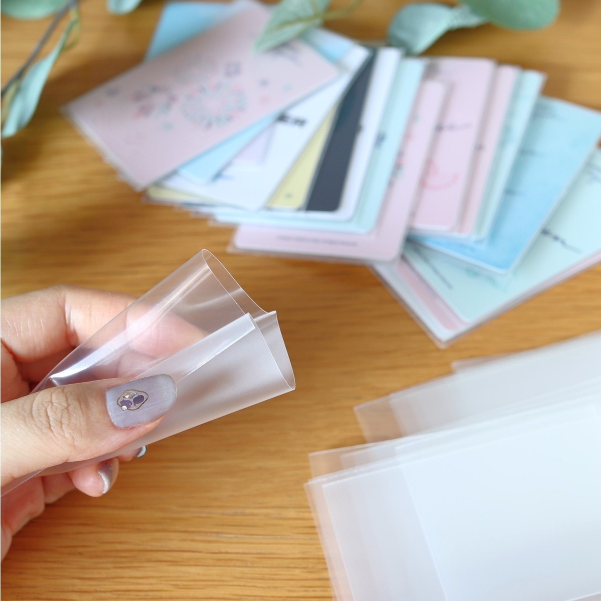 スリーブ 片面マット チェキ用 40P 358313