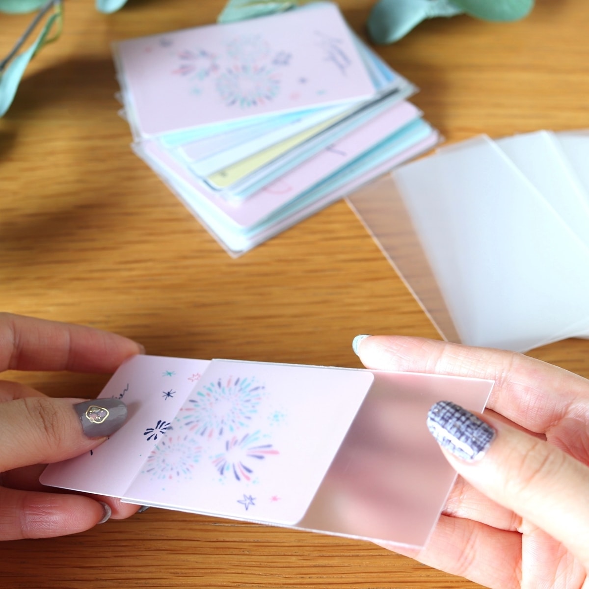 スリーブ 片面マット チェキ用 40P 358313