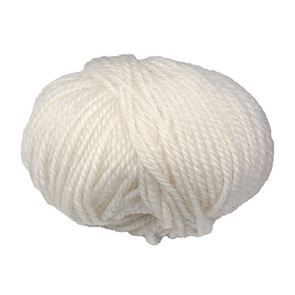 毛糸 ウール100％  純毛並太 メローカラー 1 オフホワイト 358590