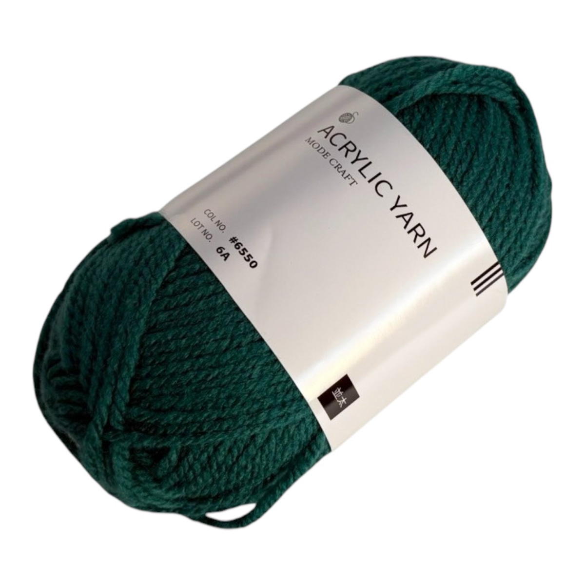 アクリル毛糸 アクリル100% 74m 40g 並太 6550 358611