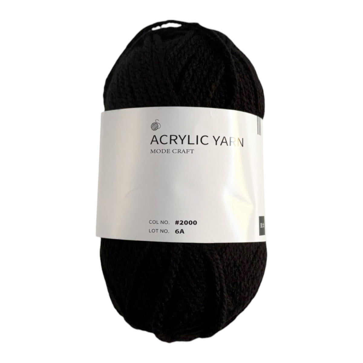 アクリル毛糸 アクリル100% 74m 40g 並太 2000 358615