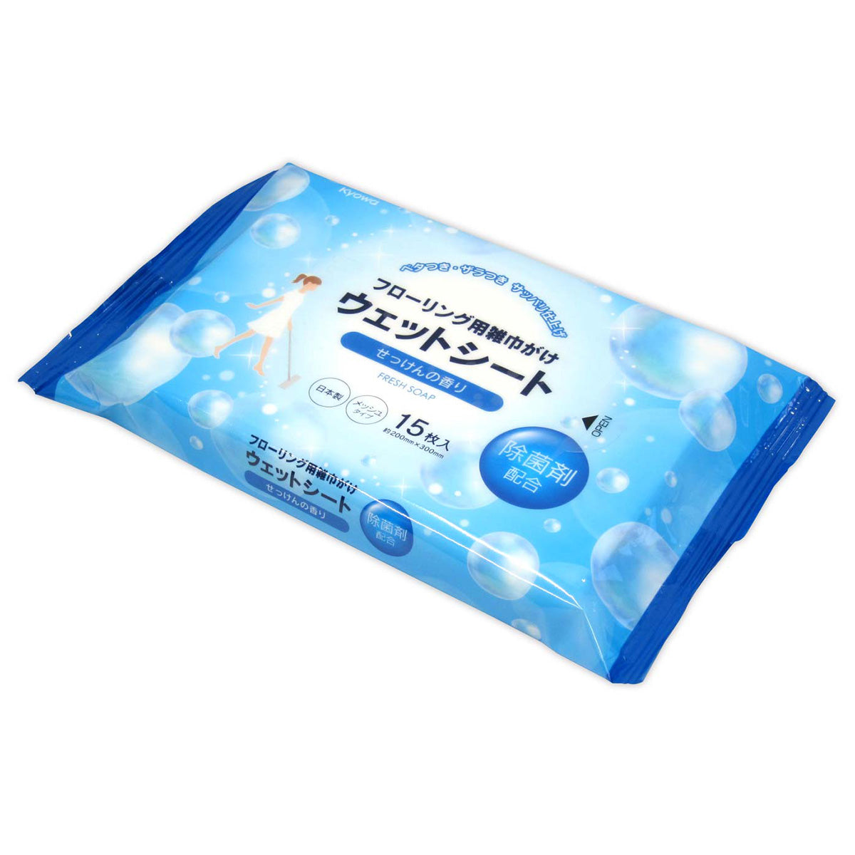 〔40個セット〕 ワックスシートウェット/フローリングシート 〔10P BOX〕 天然ヤシ油ワックス 〔掃除用品 日用雑貨 生活用品〕 40個セット ワックスシートウェット⁄フローリングシート 10P BOX