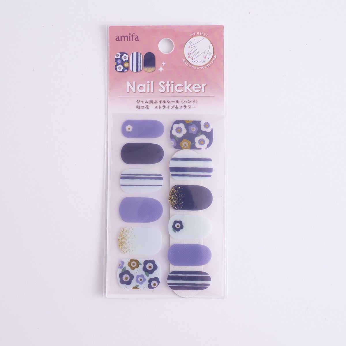 ジェル風ネイルシール/ハンド 和の花 359203