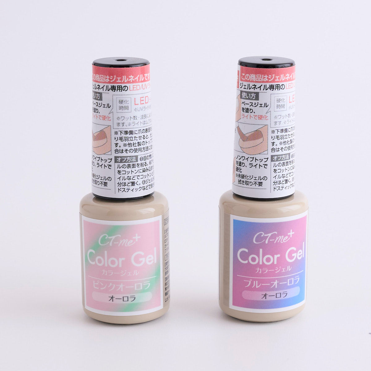 ジェルネイル CTM+カラージェル ピンクオーロラ クレヨンタッチミー