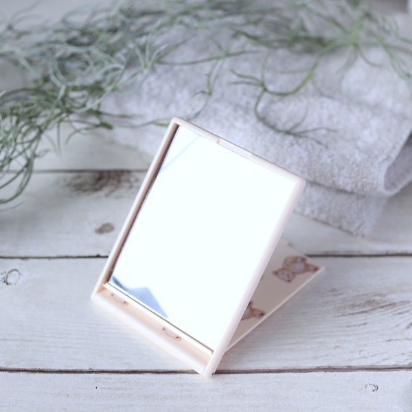 携帯ミラー 手鏡 プリントSミラー アンティークベア　359296