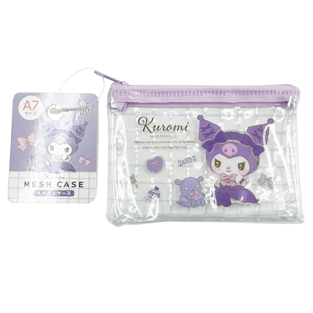 sanrio クロミ PVCメッシュケースA7 ロリータ気分 360658