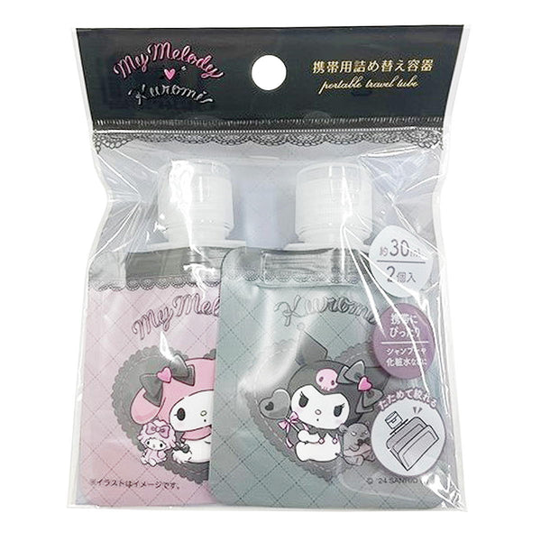 sanrio マイメロクロミ携帯用詰替容器30ml2Pハートリボン 360664