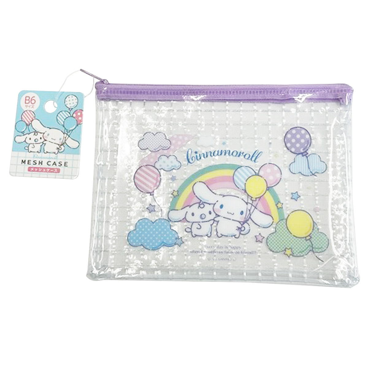 sanrio シナモン PVCメッシュケースB6 ベーシック 361671