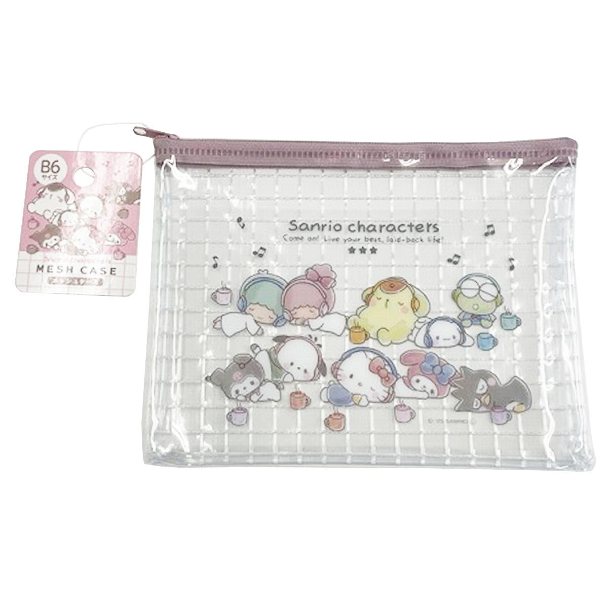 sanrio サンリオ PVCメッシュケースB6 チラックス 361672