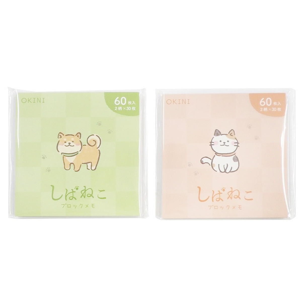ブロックメモ 60P しばねこ 361751