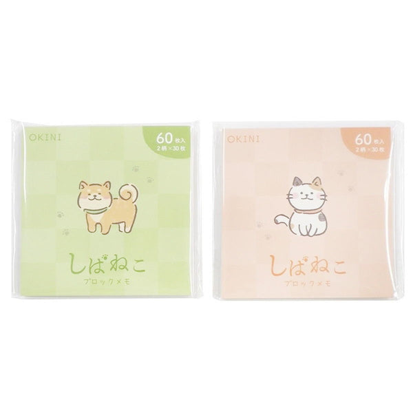 ブロックメモ 60P しばねこ 361751